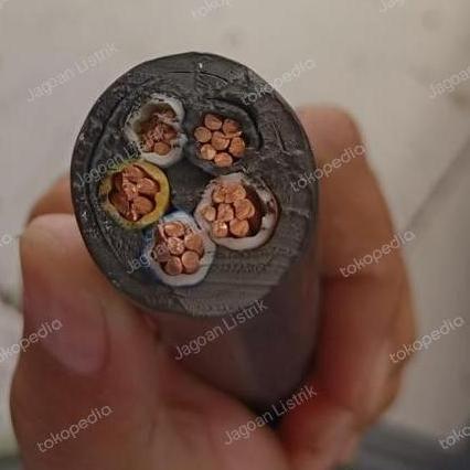 Promo Kabel Tunggal NYY 5x10 mm Supreme Hitam NYY 5 x 10 mm2 Ecer per Meter Diskon