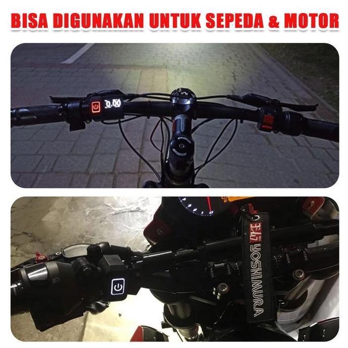 Promo Saklar On Off LED Motor Dan Sepeda Dapat Menyala Saklar Modifikasi Kecil Berkualitas Diskon