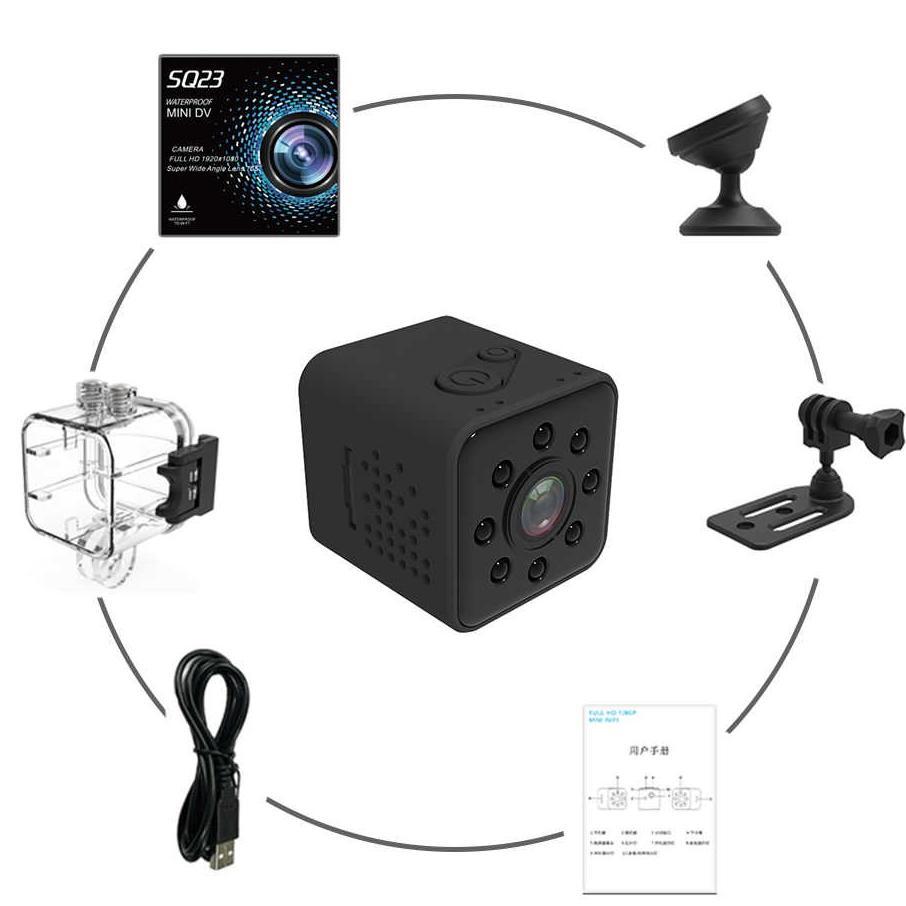 CamKeamanan- Camera SQ23 Waterproof Mini DV
