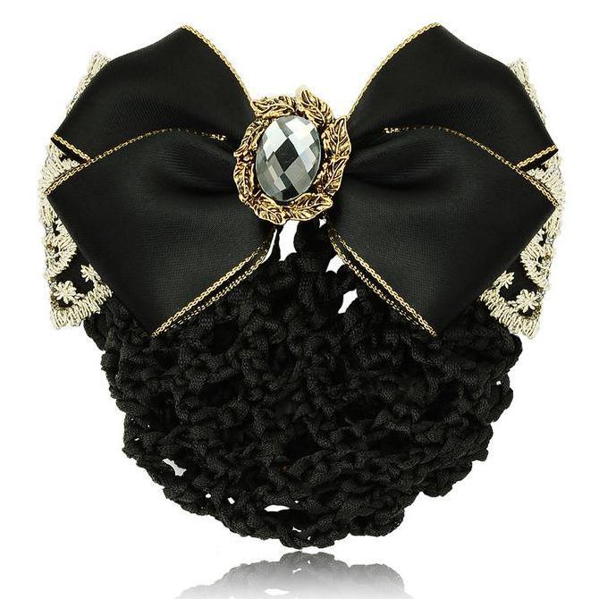 Jepit Rambut Sanggul Hairnet Pramugari Cepol Pita Korea Aksesoris Cls