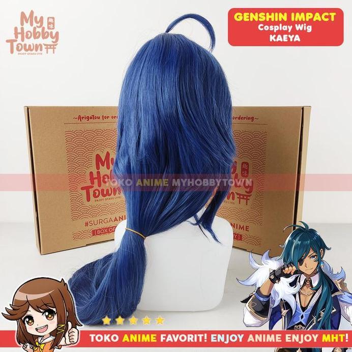 Wig Cosplay Anime Game Kaeya