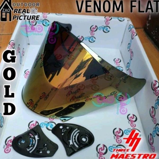 KACA /VISOR HELM NHK R6, NHK R1 MAX, NHK R1 ELITE, FLAT VISOR IRADIUM Helmet