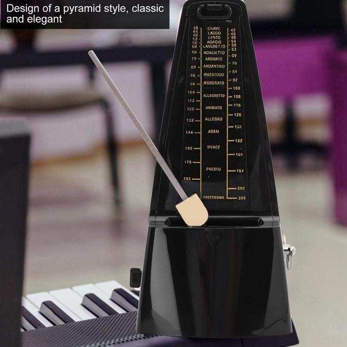 Ready Mechanical Metronome Metronome Mekanik Tanpa Baterai