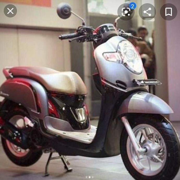 spakbor depan scoopy fi tahun 2017-2018-2019-2020 putih