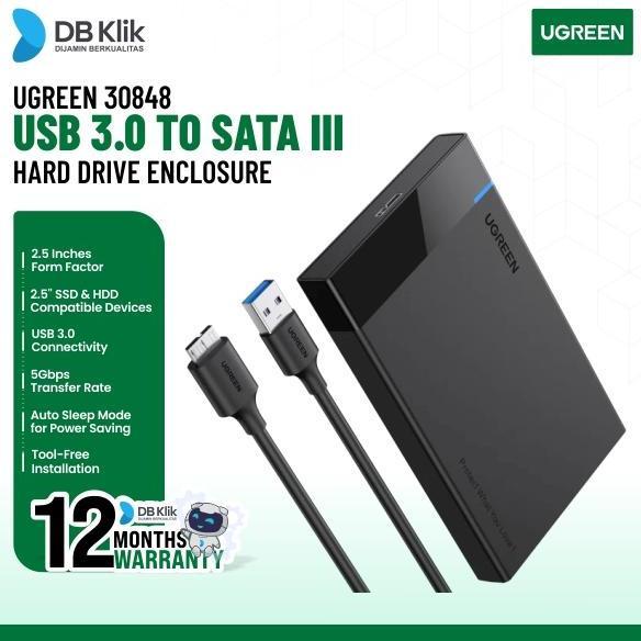 Enclosure UGreen HDD/SSD 2,5 Inch SATA (30848)