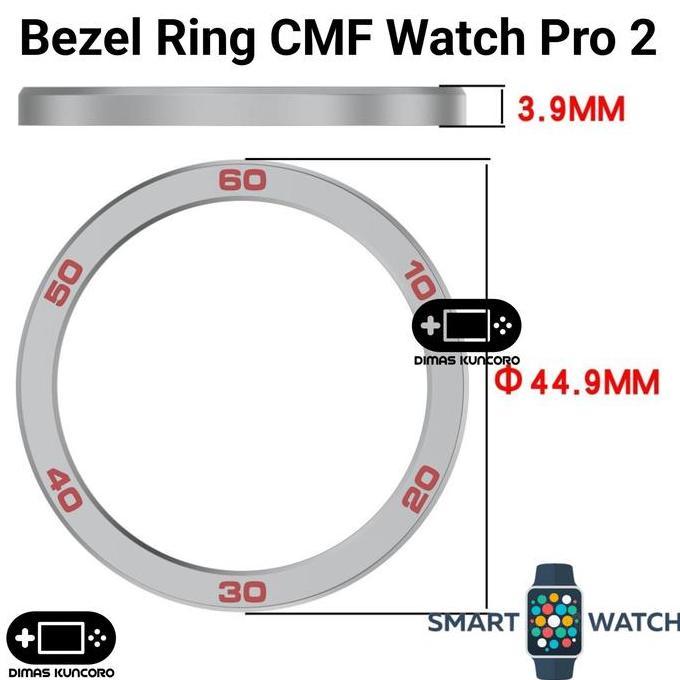 Bezel Ring CMF Watch Pro 2 protector case casing cincin nothing cmf watch pro 2 pro2