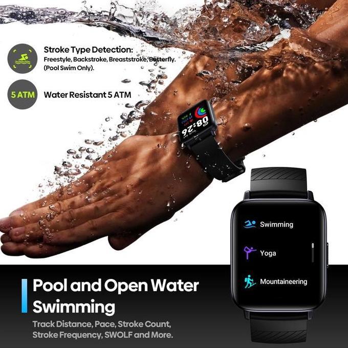 LUONENG LW Six Smartwatch 5ATM Waterproof Heart Rate Monitoring 15Days