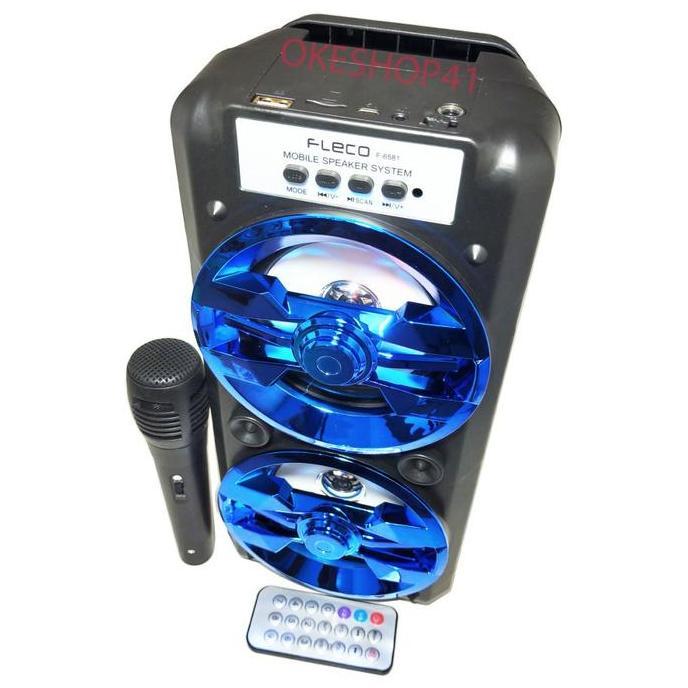 Fleco F-6581 Speaker Bluetooth Portable Super Bass