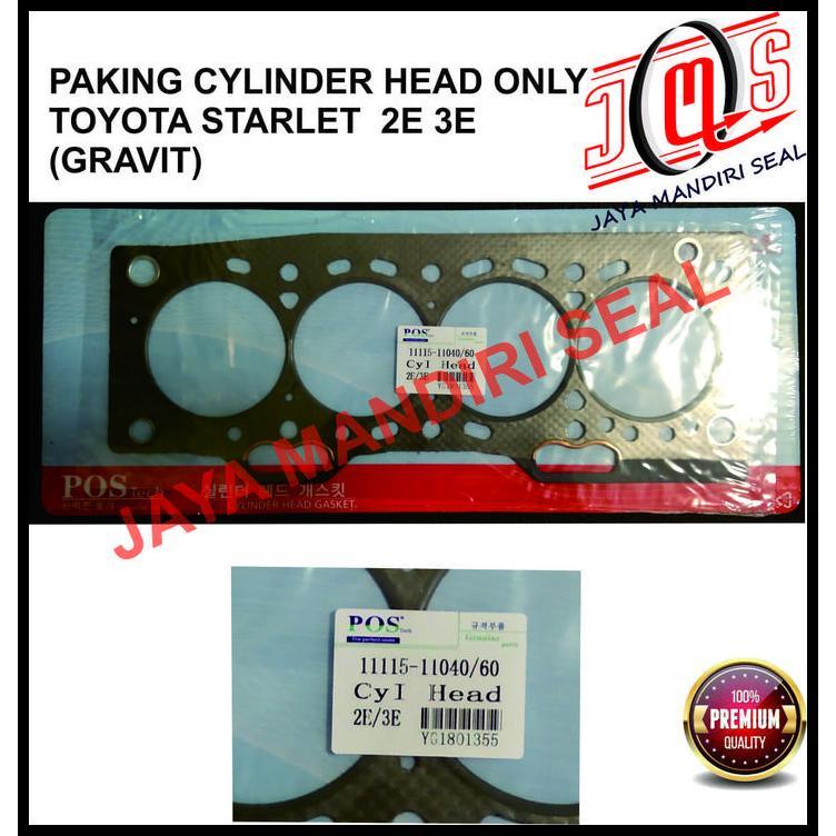 TERLARIS PAKING PACKING GASKET CYLINDER HEAD ONLY TOYOTA STARLET 2E 3E 