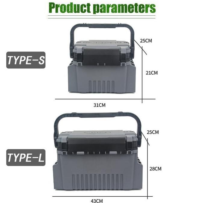 BEANABELL Tackle Box Kotak Peralatan Pancing Jigging Lure Box Fishing Box Mancing Serbaguna Besar Ke