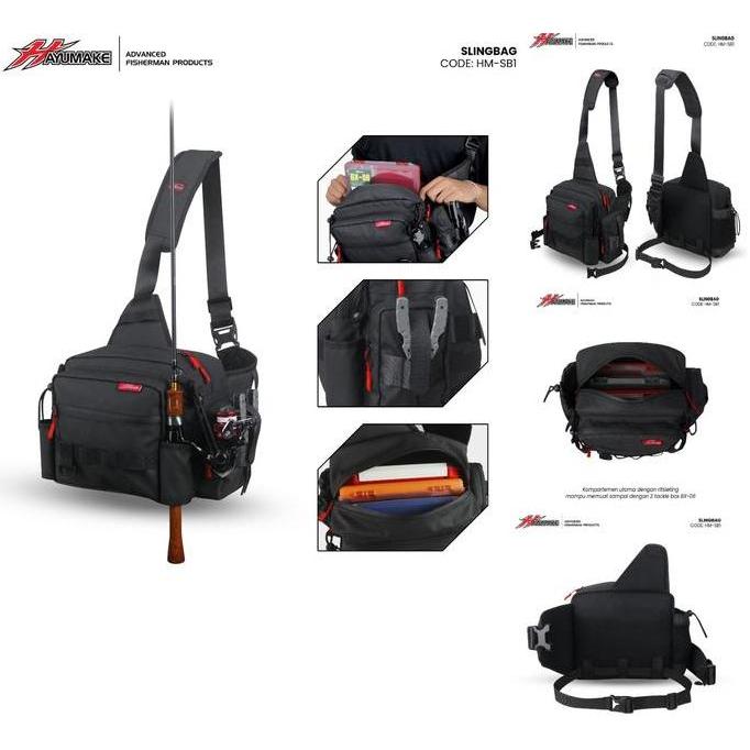 Tas Selempang Mancing HayuMake | Tas Pancing | Tas Mancing
