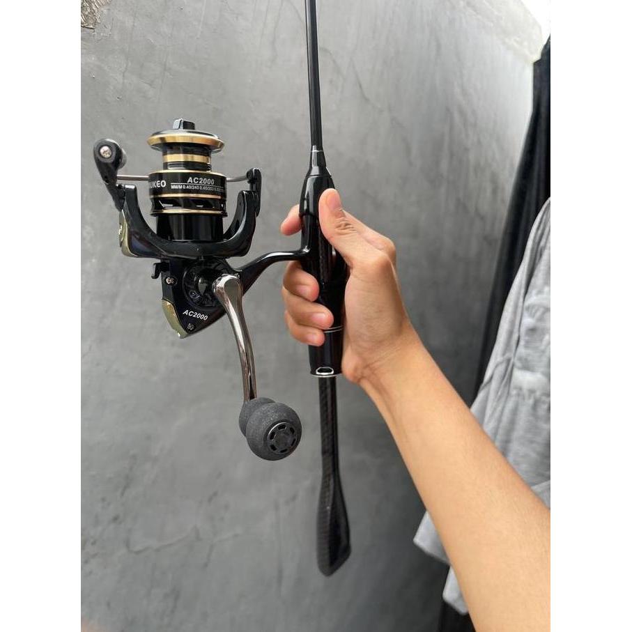 Set pancing UL joran lentur dan reel free PE