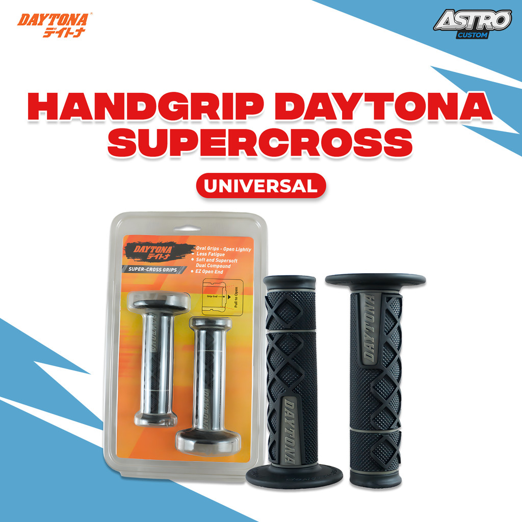 Handgrip Daytona Racing Supercross Grips Universal Hand grip Handfat Cover Stang Karet Empuk