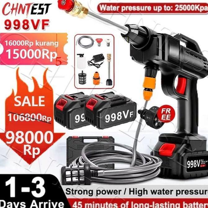 150Bar Alat Cuci Mesin Mini Portable semprotancuci motor alat pencuci jet cleaner