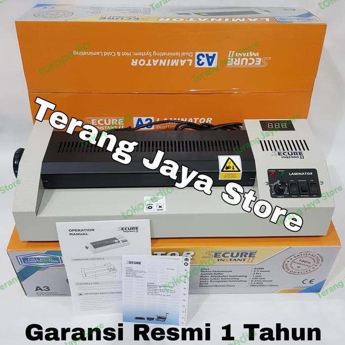 Mesin Laminating Secure Instant Ii Mesin Laminating A3 Laminator A3