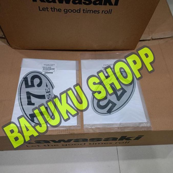 Stiker Sticker Striping Cover Box Bok Aki Kawasaki W175 W 175 Original Kawasaki