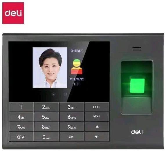 Deli E3765 Mesin Absensi Sidik Jari Dan Wajah - Mesin Absensi Fingerprint Dan Wajah Deli E 3765