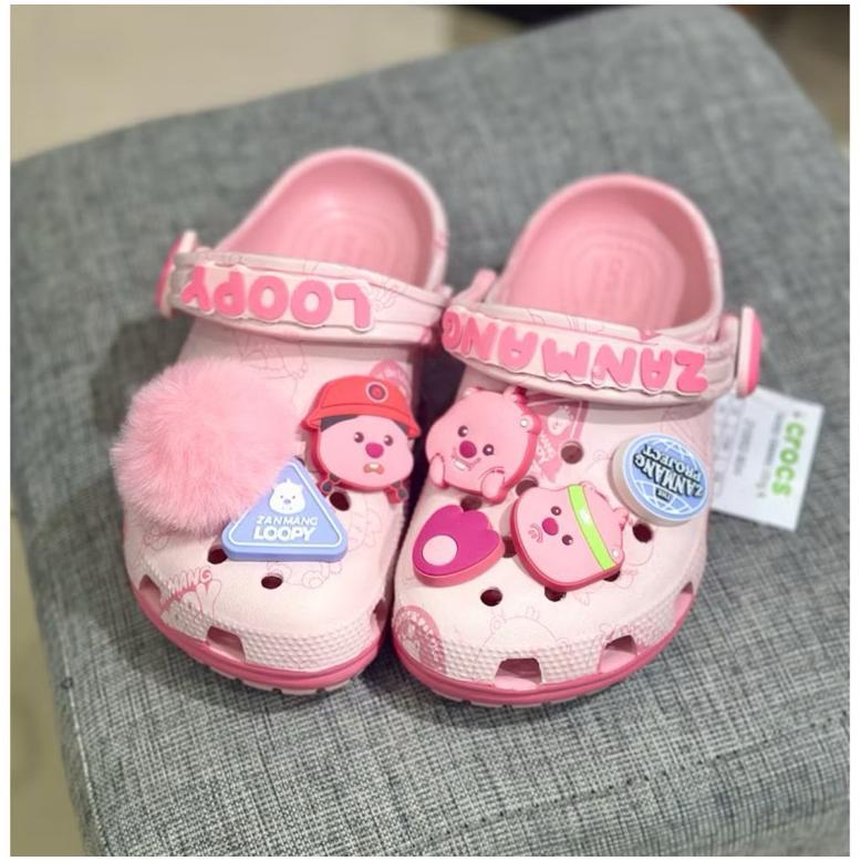 bestpromo sandal crocs anak loopy clog / crocs zanmang loopy anak / crocs x loopy kids junior