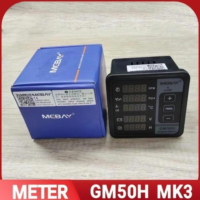 Mebay Engine Meter GM50H Gauge GM 50H Digital Gauge GM-50H Original