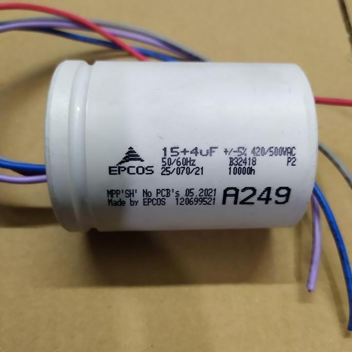 kapasitor mesin cuci sharp original