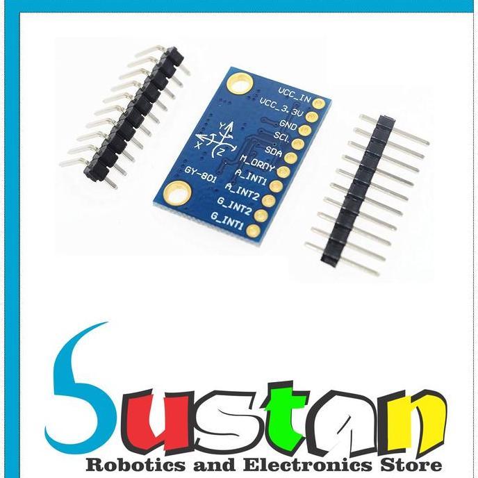 GY-801 10DOF 9-Axis Indicator L3G4200D ADXL345 HMC5883L BMP180 Module