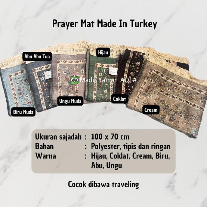 SAJADAH TURKI TIPIS SAJADAH TRAVEL SAJADAH TIPIS SAJADAH MURAH