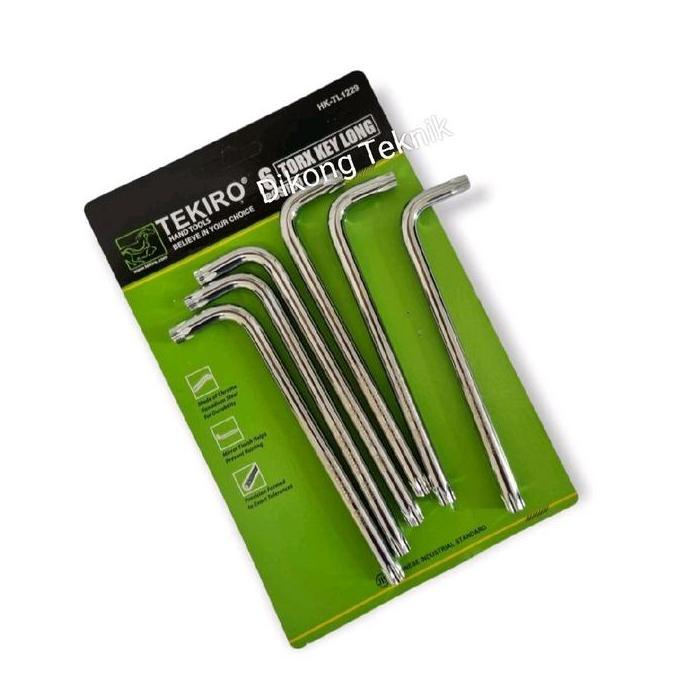 TEKIRO Kunci L Bintang Panjang T40/Kunci L Bintang T40 panjang