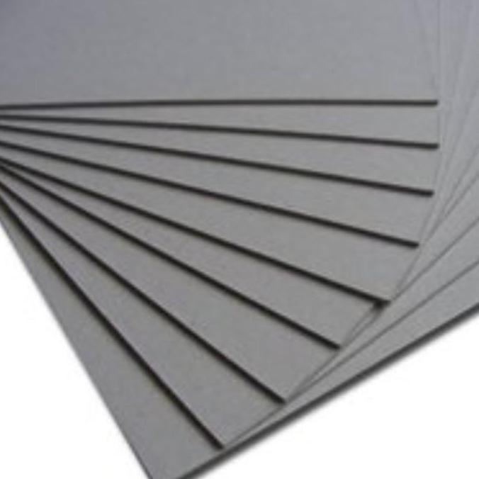 PVC GREY SHEET 12mm x 25cm x 25cm / PVC Lembaran Abu - Abu
