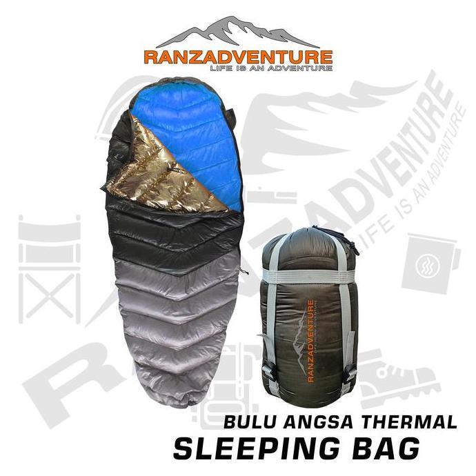 sleeping bag bulu angsa ranzadventure bulu angsa thermal hangat tebal