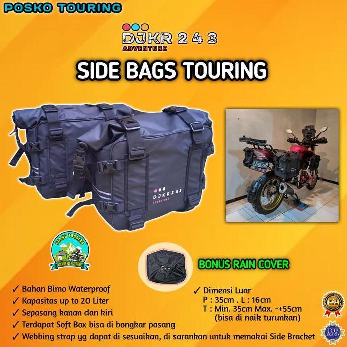 Sidebag Touring Waterproof DJKR243 Adventure