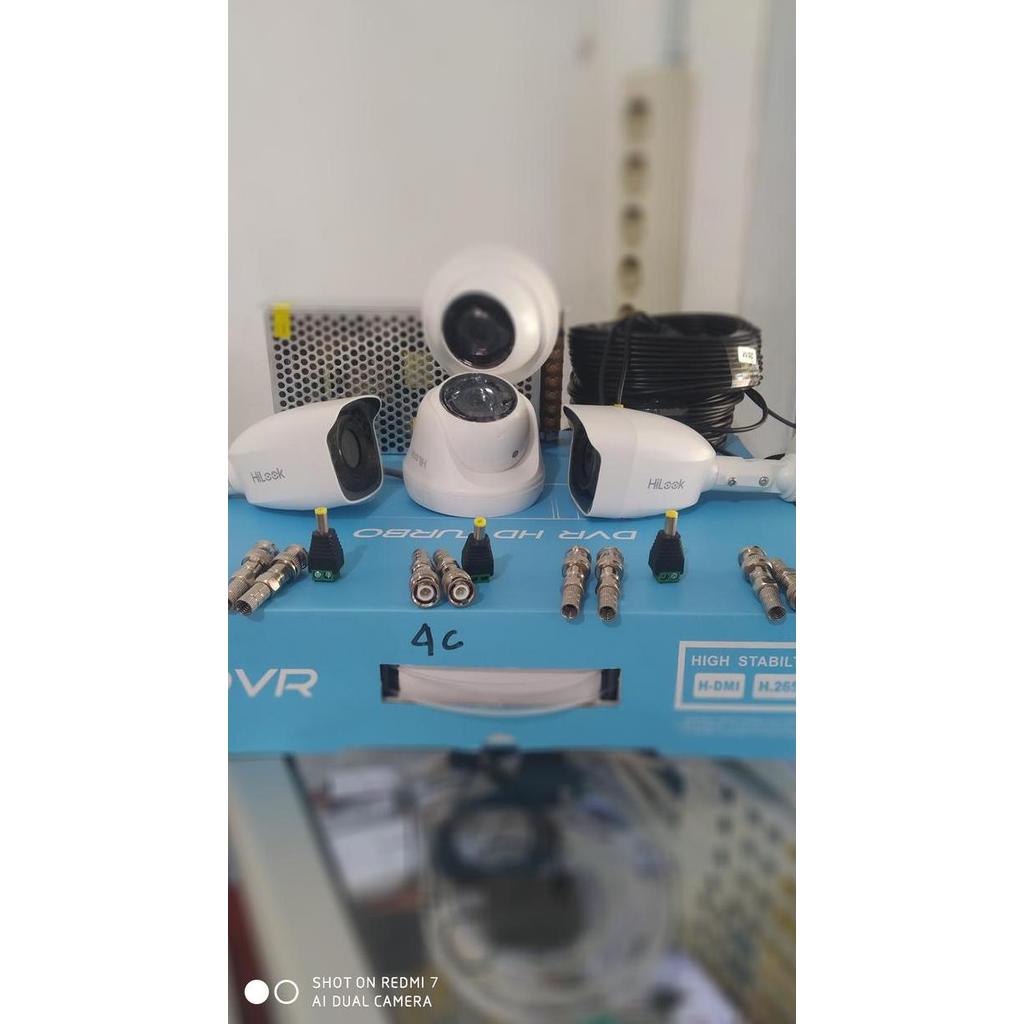 Sale Paket Cctv 4 Channel Kamera Camera Hilook 1080P Termasuk Pasang