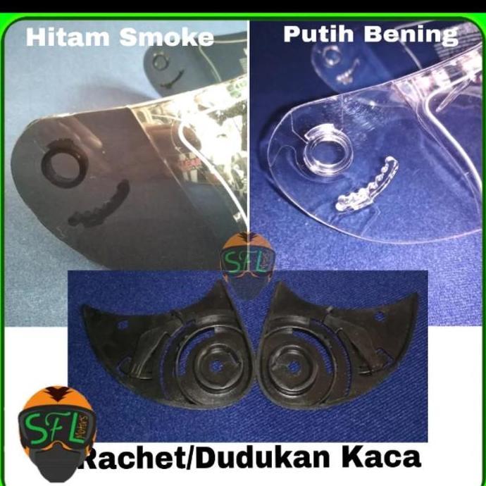 Kaca - Visor Helm Full Face BMC-MDS-GM-TRX-Standar Honda