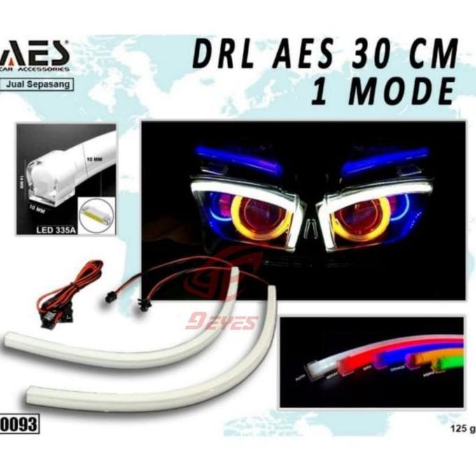 ALIS LED DRL 30CM 1 MODE AES GRADE A PREMIUM ISI 2PCS (SEPASANG)
