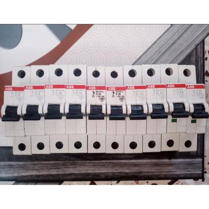MCB ABB SH201L 1P 6A 16A 25A 40A 50A 63A Original