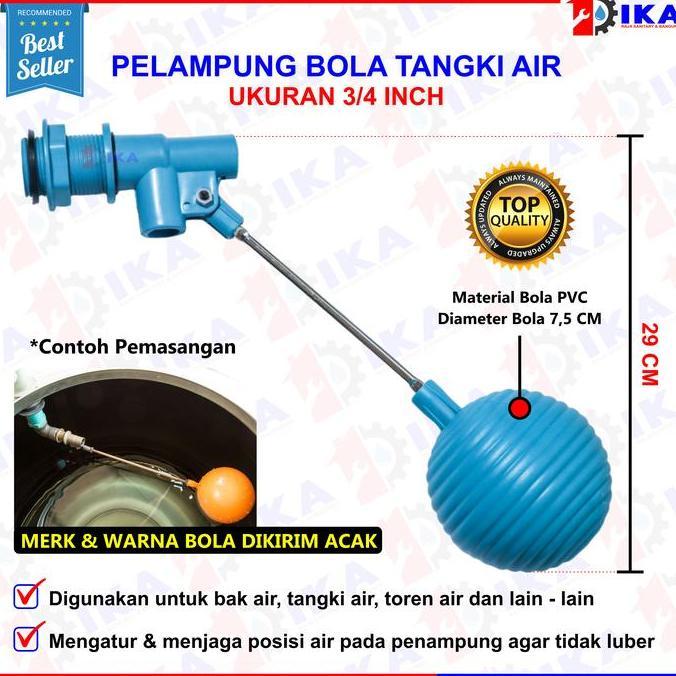 BLOCHEA PELAMPUNG AIR OTOMATIS MURAH  1/2" 3/4" KRAN AIR OTOMATIS PELAMPUNG BOLA PVC MIRIP SUNMATIC