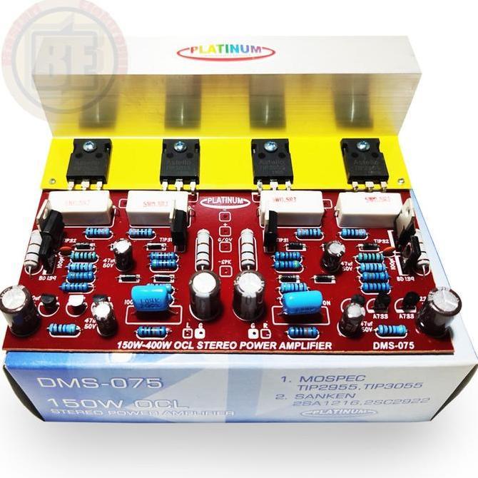 KIT Power Amplifier OCL Stereo 150-400 Watt TR TIP MOSPEC