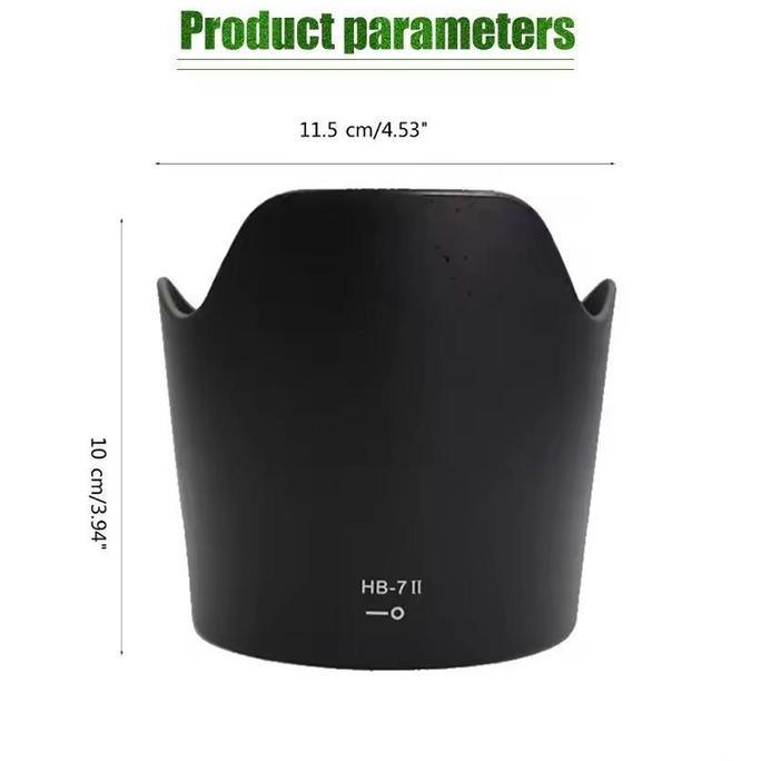 Lens Hood HB-7 II Asli untuk Nikon 80-200mm f/2.8 - Tudung Lensa Flower Shape 77mm Anti Silau