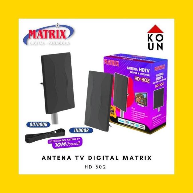 ANTENA MATRIX HD302 / HD 302 / HD-302 ANTENA TV DIGITAL