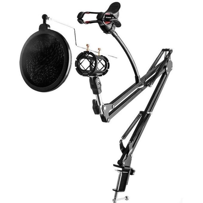 Paket Lengkap Mic BM 800 Soundcard V8/V8 PLUS/ AudioPro