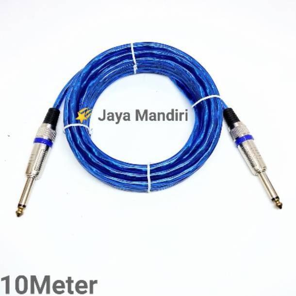 KABEL GITAR JACK LURUS MAKITA 10METER ( JACK CANARE )