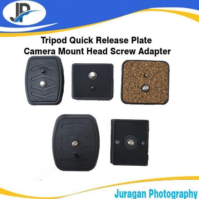 Tripod Quick Release Plate / Kepala Tripod Universal Camera Accessories