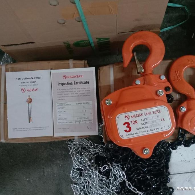 Promo Chain Block 3 Ton 5 Meter Nagasaki