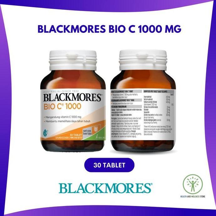 Bitamin- Blackmores Bio C 1000 Mg Vit C Vitamin C Bpom Series