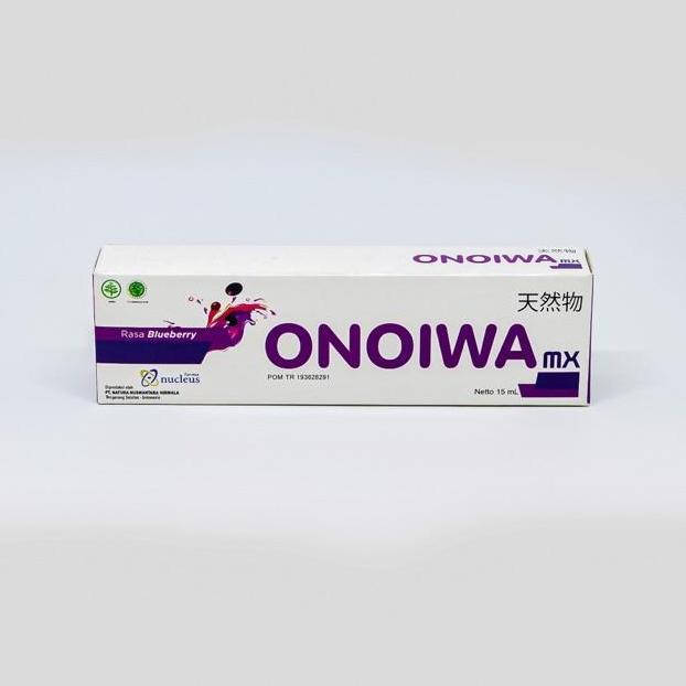Bitamin- Onoiwa Mx Albumin Ekstrak Ikan Gabus Premium Cair 1 Box Isi 3 Sachet 15Ml Rasa Blueberry Me