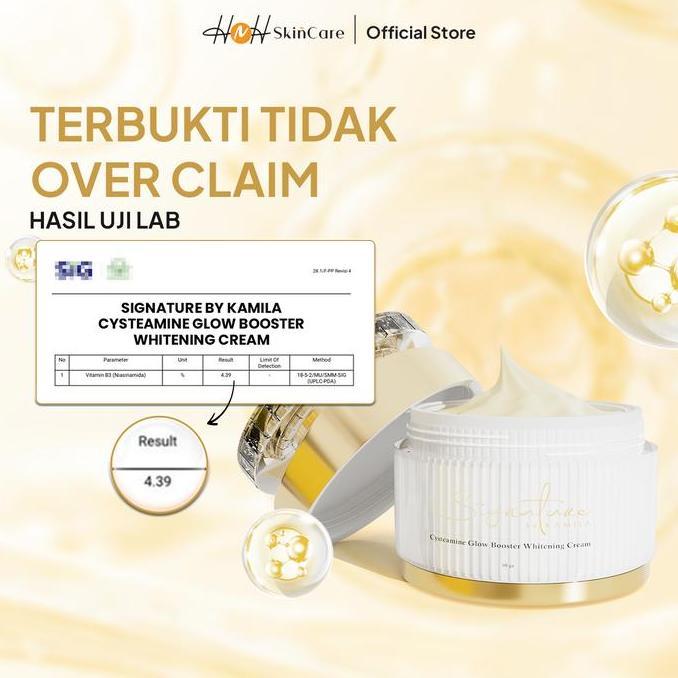 Josei- Signature By Kamila - Cysteamine Glow Booster Whitening Cream - Cysteamine Cream Untuk Flek H