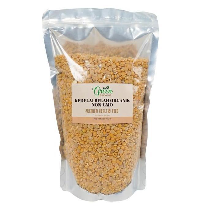 KACANG KEDELAI KUPAS ORGANIK - NON GMO 1 KG | KEDELAI NON GMO 1000 GR
