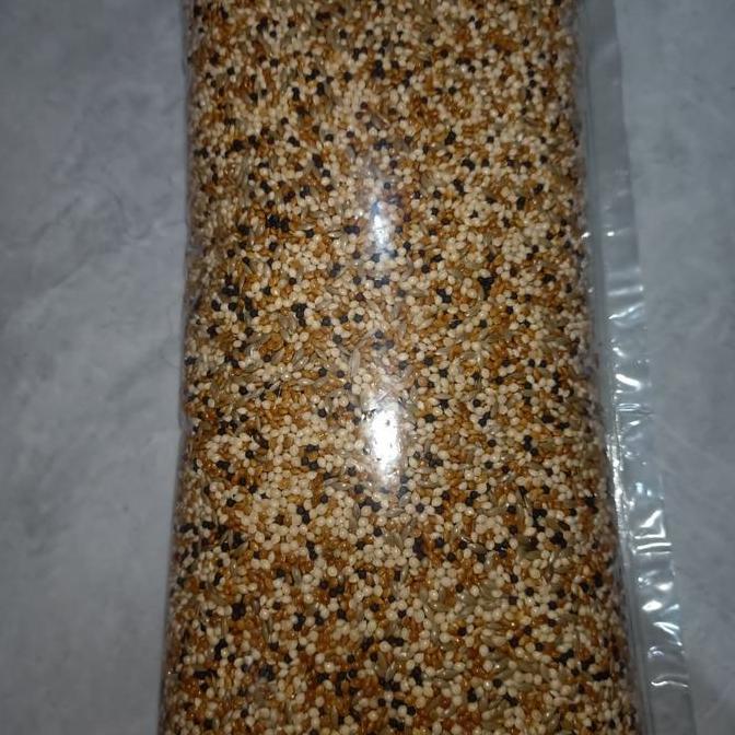 Dbutsu- Milet Campur Komplit - Milet Putih Milet Merah Kenari Seed Biji Sawi