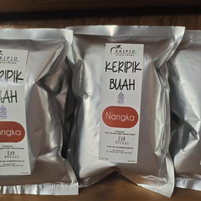 Keripik Nangka KRIPIO 100 gram kripik buah Malang