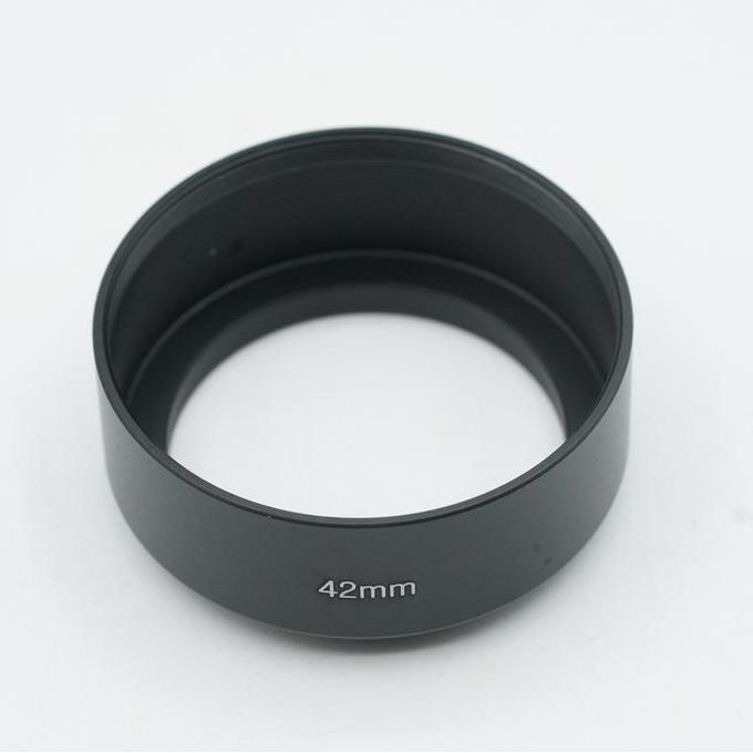 Hood Lensa 42mm Metal Hood Standard Lens Universal 42 mm Screw in