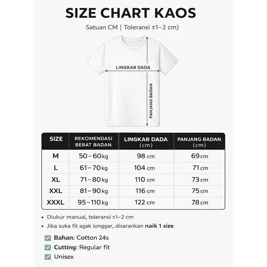 Fuku- Kaos Polos Premium Mba My Blank Apparel Fully Cotton 24S Kaos Polos Tebal & Adem Edisi Terbata